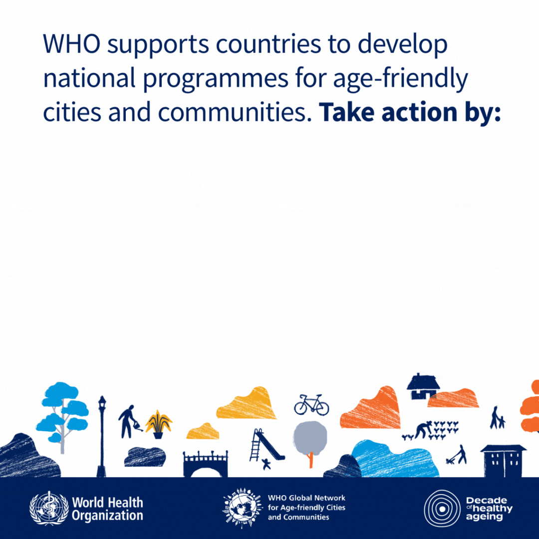 National programmes for age-friendly cities and communities