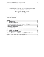 FR CTF annual report 2020 publication cover
