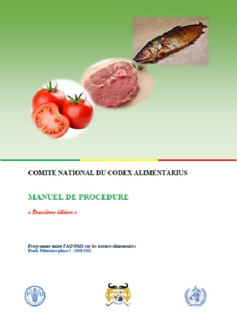 Bénin manuel de procédure du Comite National du Codex Alimentarius