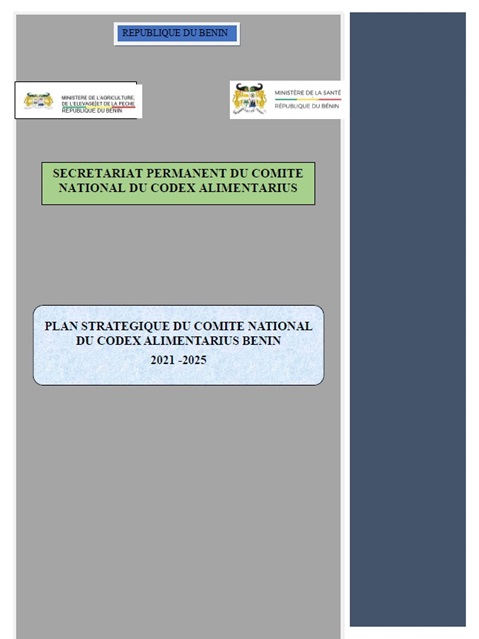 Bénin plan stratégique du Comité National du Codex Alimentarius