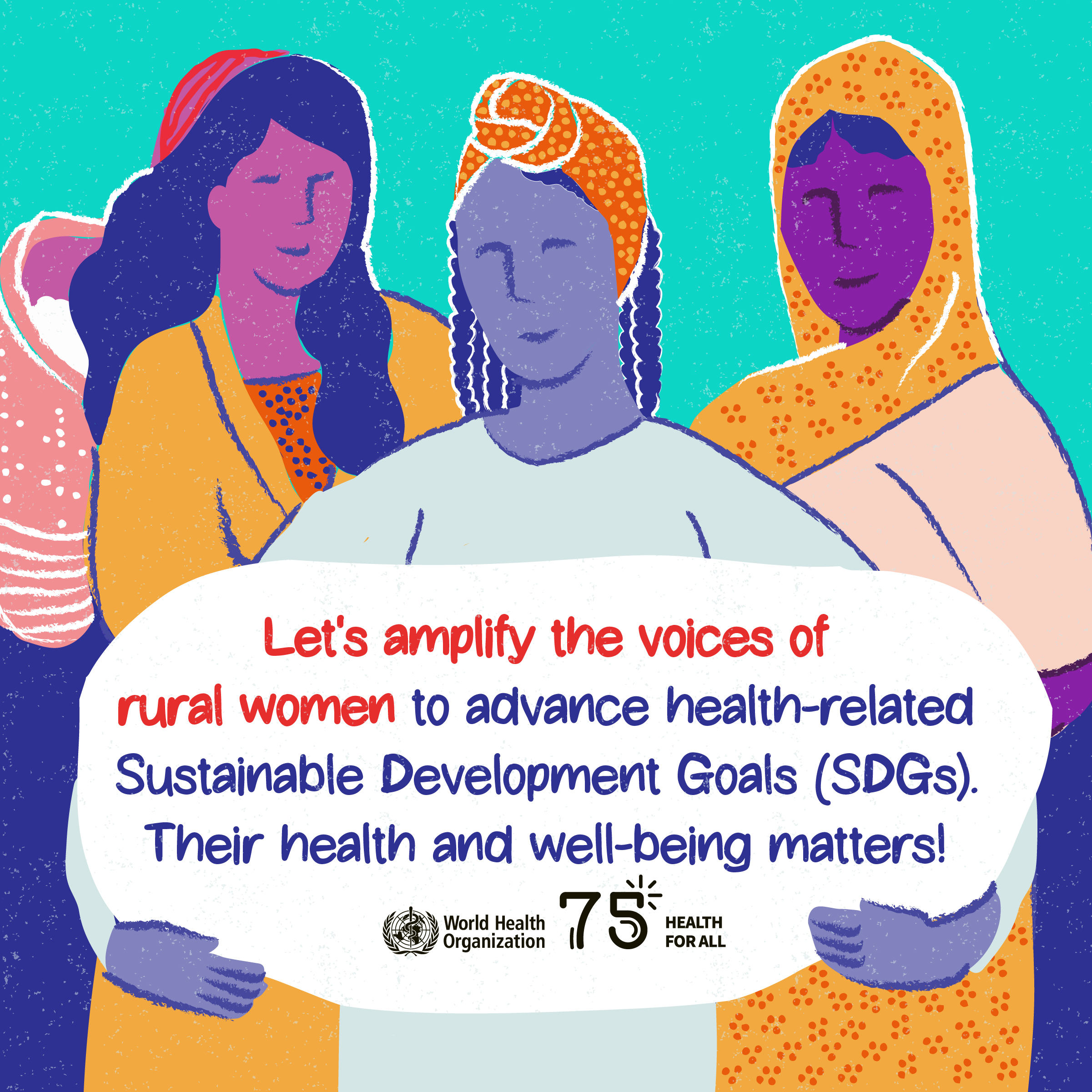 Let's amplify the voices of rural women to advance health-related SDGs