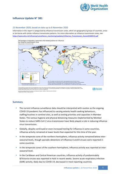 Influenza Update N° 381