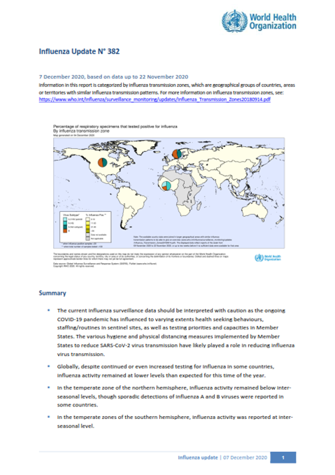 Influenza Update N° 382