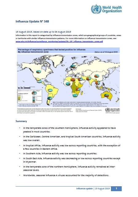 Influenza Update N° 348