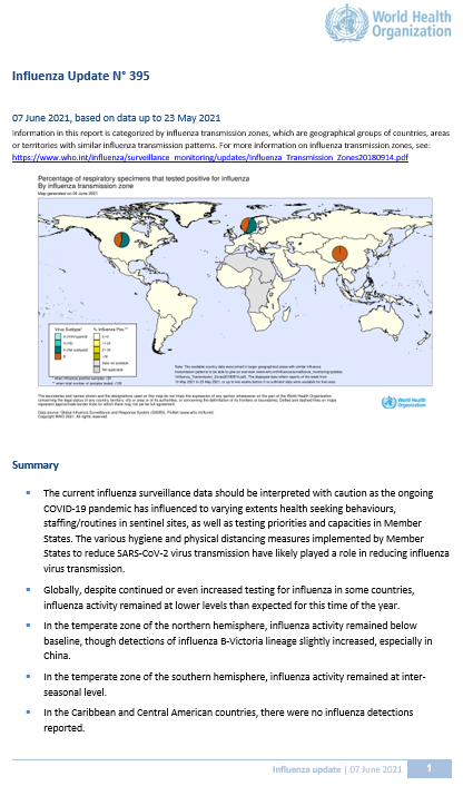 Influenza Update N° 395