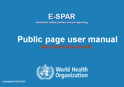 E-SPAR Public page user manual