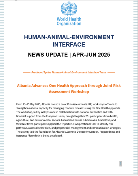 Human-Animal-Environment Interface News update Apr-Jun 2025