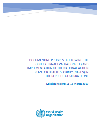 Documenting progress mission – Sierra Leone