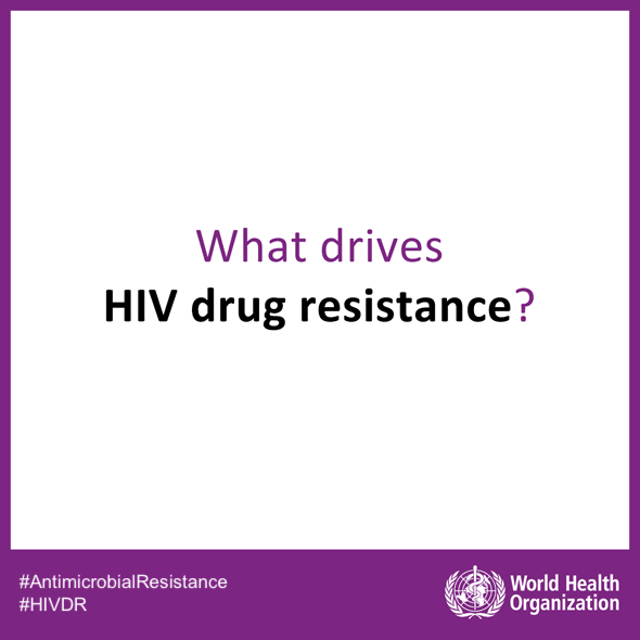 What drives HIV drug resistance