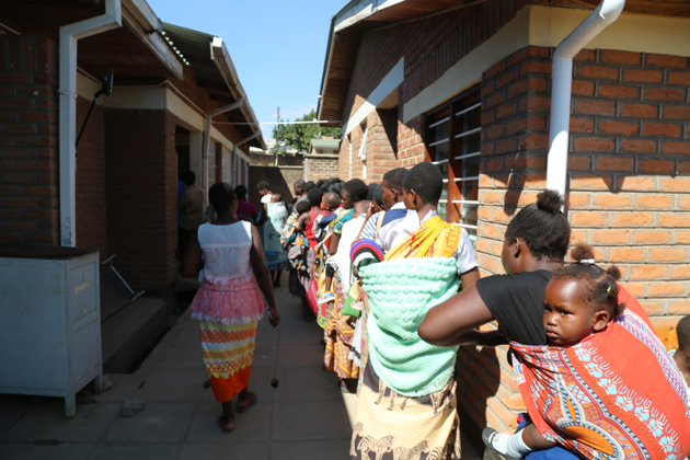 Ndirande Health Centre in the outskirts of Blantyre, Malawi