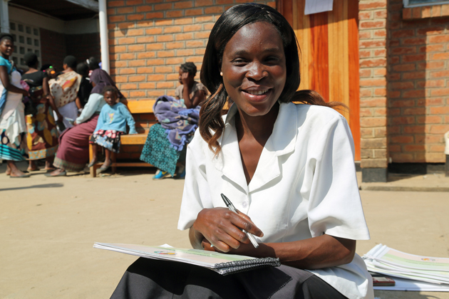 Community health workers like Chifundo Mahamba play a crucial role in helping these pregnant women and mothers get started and remain in HIV care.