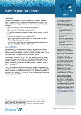 V3P Region Fact Sheet - WPRO