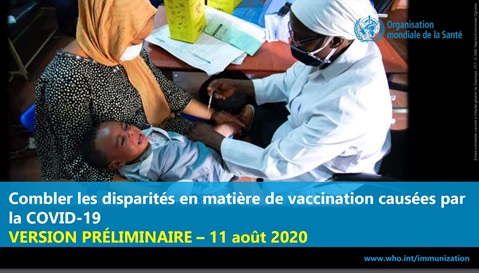 Combler les disparités en matière de vaccination causées par
la COVID-19