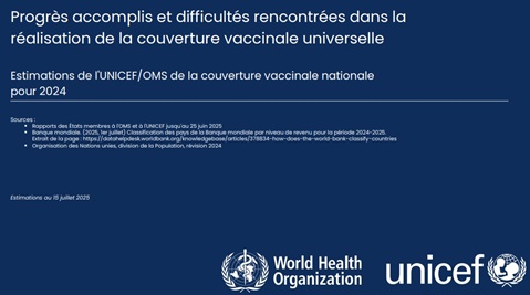 Progrès accomplis et difficultés rencontrées dans la réalisation de la couverture vaccinale universelle