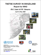 Tsetse fly survey in Eswatini, April to May 2008