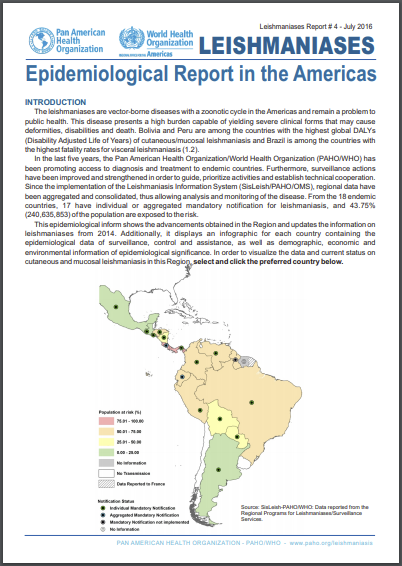 Leishmaniases: Epidemiological Report of the Americas