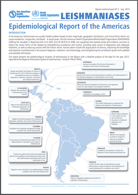 Leishmaniases: Epidemiological Report of the Americas
