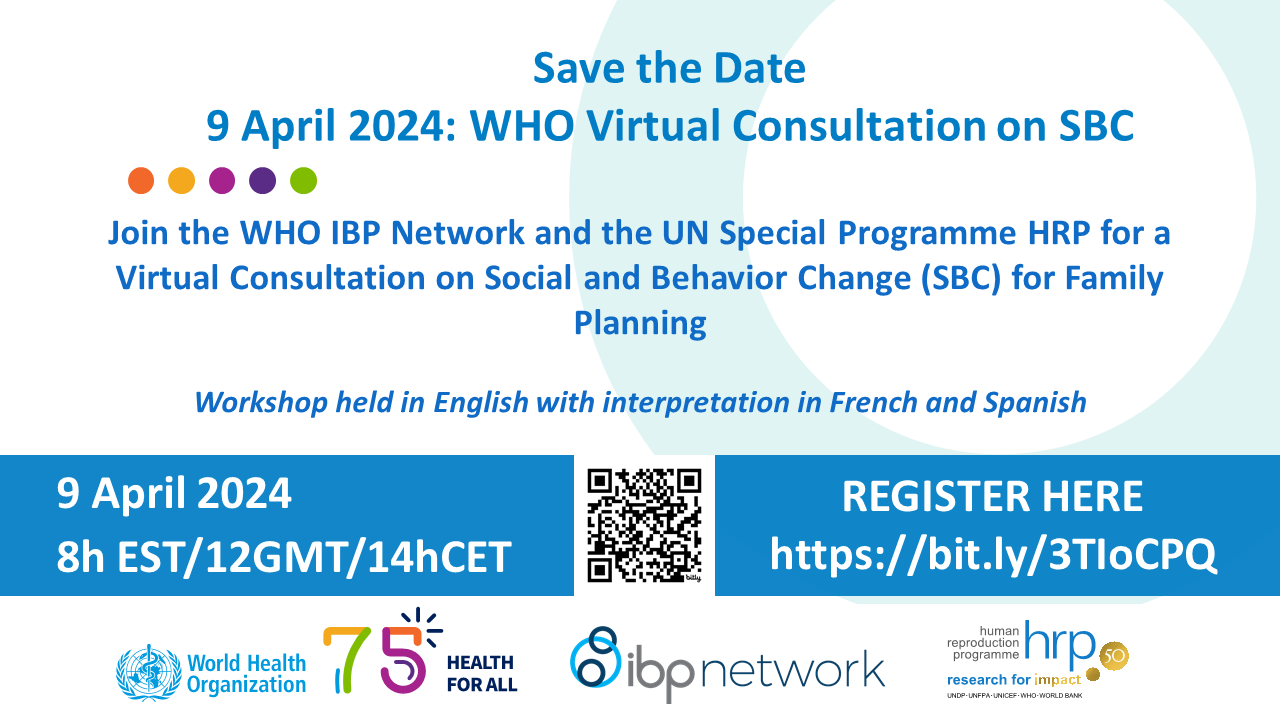 Virtual Consultation on Social and Behavior Change