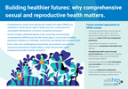 Building healthier futures: why comprehensive  sexual and reproductive health matters.