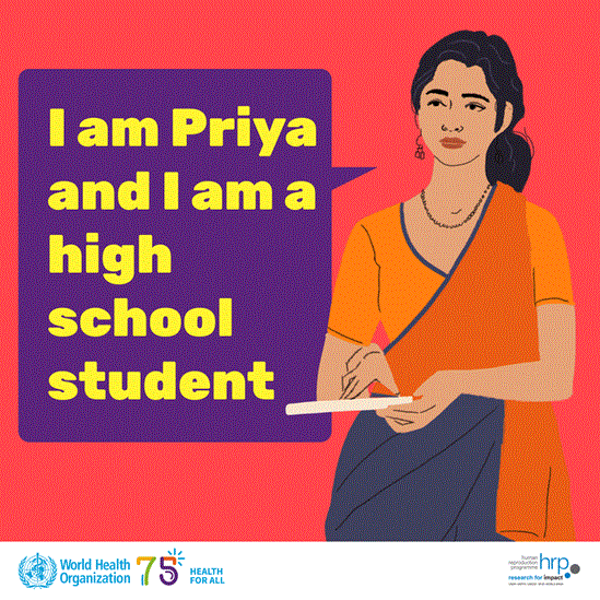 I am Priya and I am a high school student