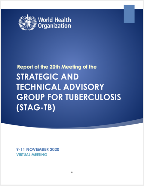 Report of the 20th Meeting: WHO STRATEGIC AND TECHNICAL ADVISORY GROUP FOR TUBERCULOSIS (STAG-TB)