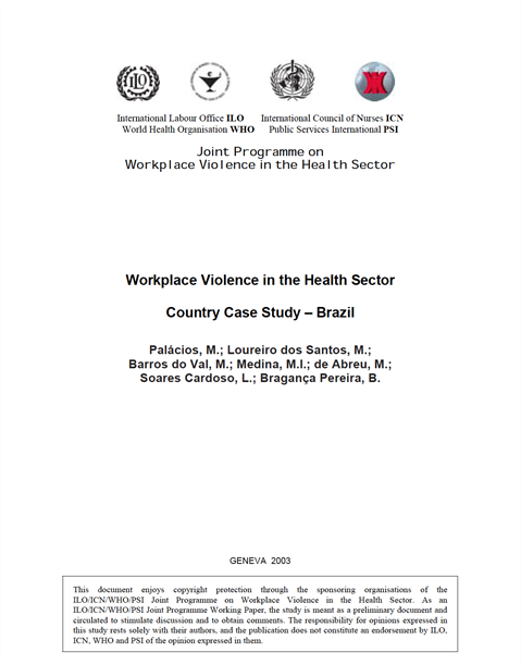 Workplace Violence in the Health Sector - Country Case Study - Brazil
