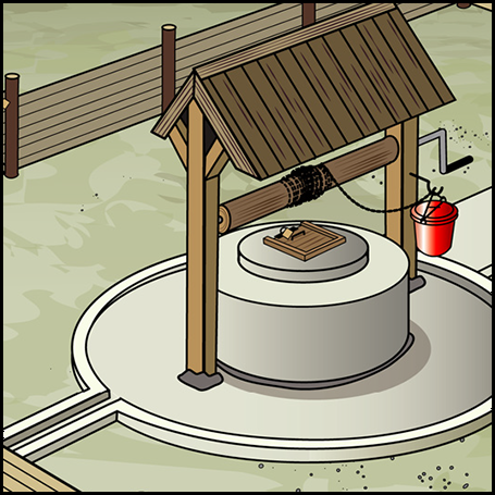 5-Dug-well-with-windlass-2023 Dug well with a windlass