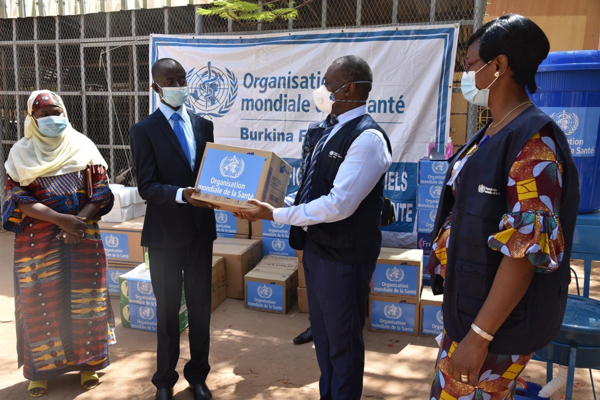 Providing equipment for Burkina Faso’s Ministry of Health