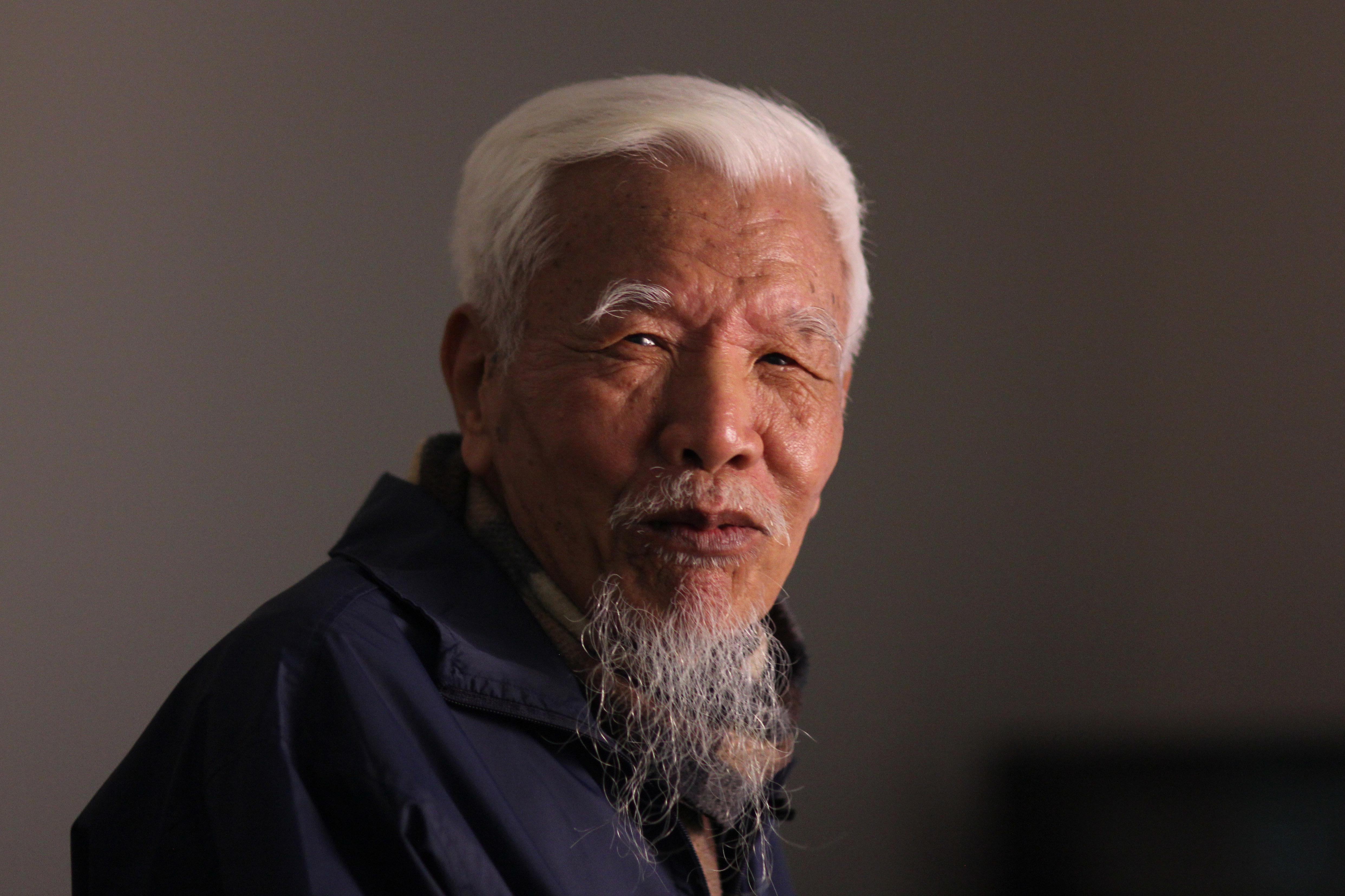 Dao Duy Tuoc, age 85, from the village of Co Bi, eastern outskirts of Hanoi 