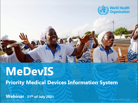Presentations: An interactive session on MeDevIS