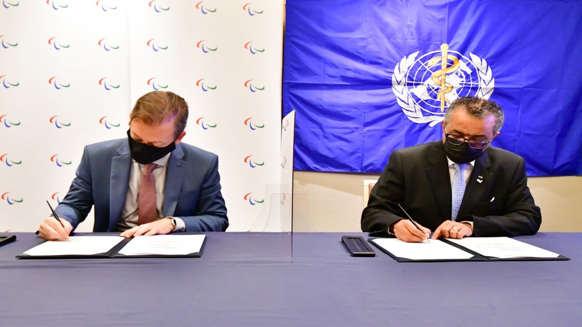 International Paralympic Committee, World Health Organization sign memorandum of understanding to cooperate in the promotion of diversity and equity in health and sports