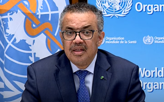 Video thumbnail of Dr Tedros, WHO's Director-General.