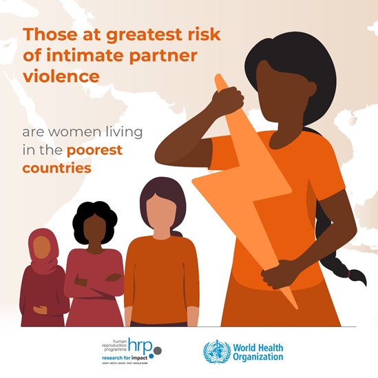 Infographic: Those at greatest risk of intimate partner violence are women living in the poorest countries