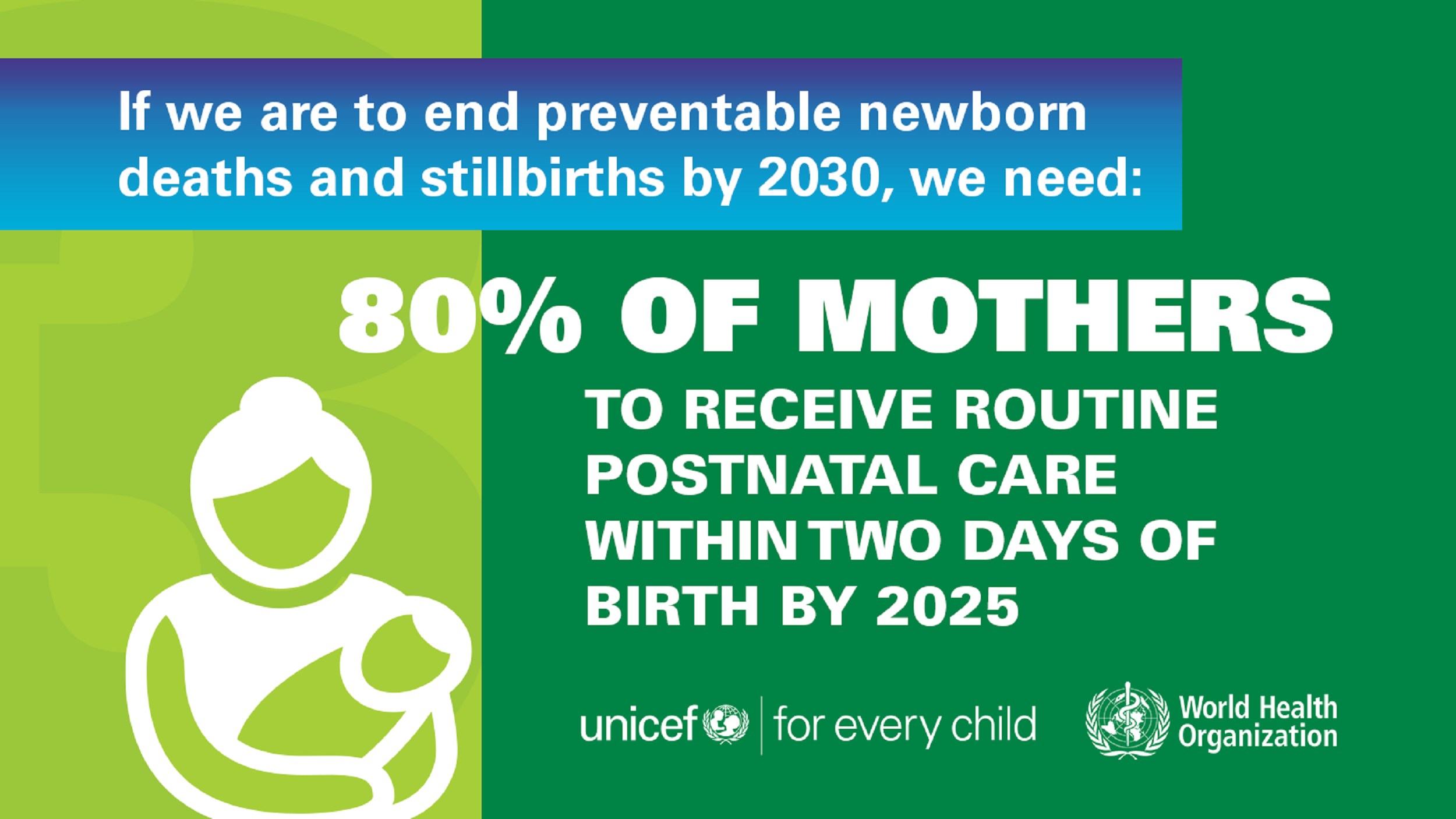 Every Newborn Action Plan 2025 A Global Call To Action For Newborn 80 Percent Of Mothers To Receive Postnatal Care Within Two Days Of Birth By 2025