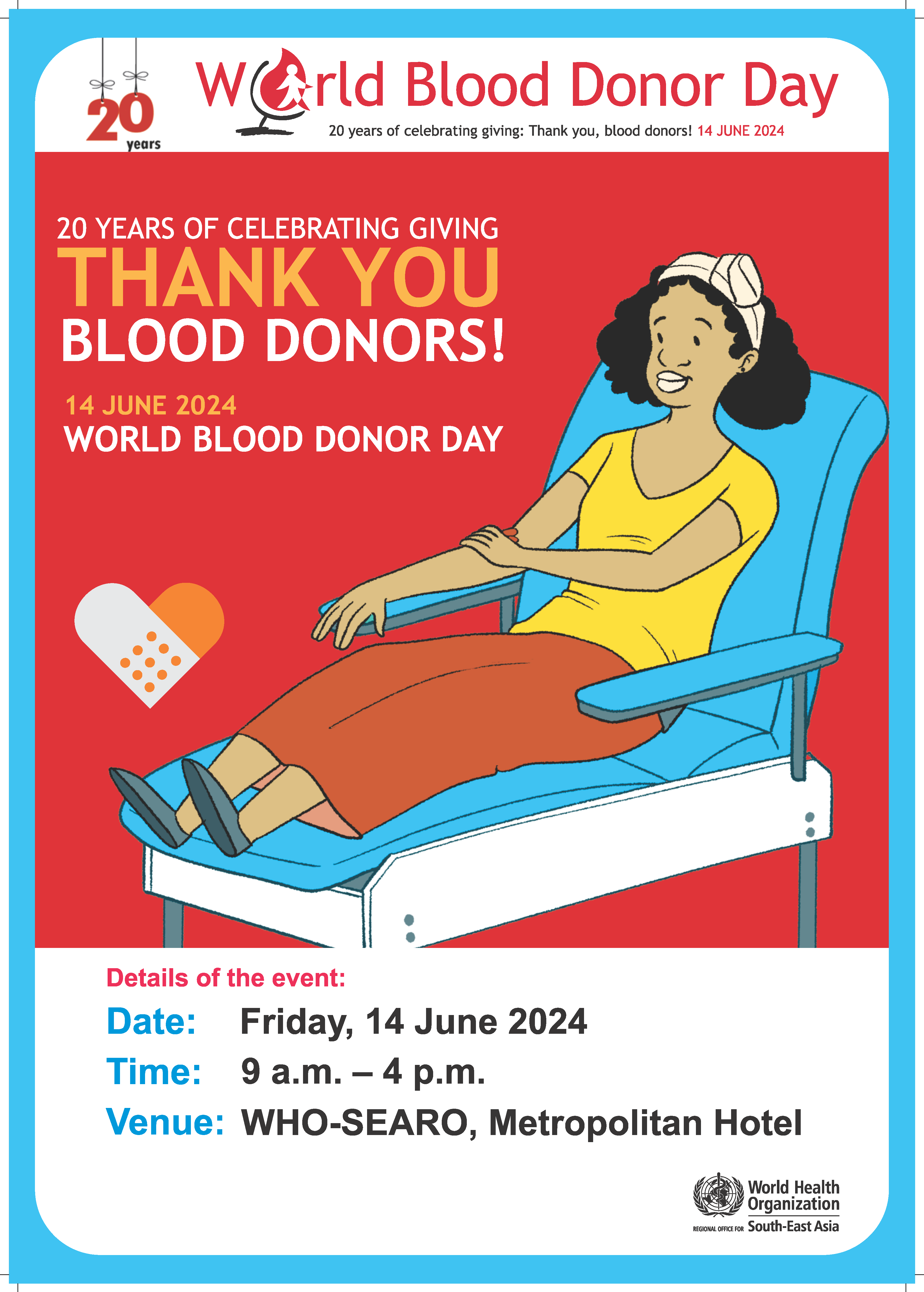 Poster of Blood Donation Camp