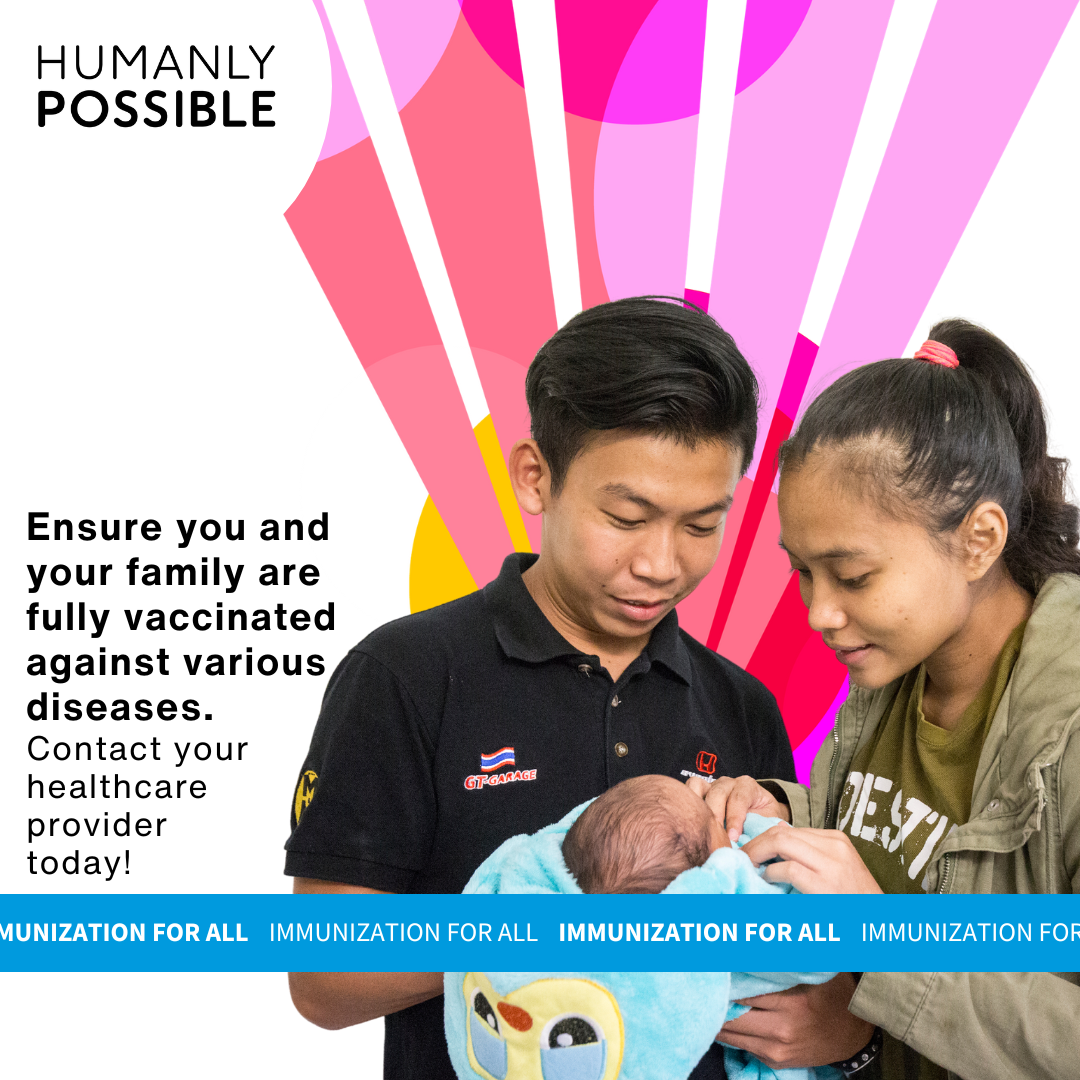 EPI@50-ensure you and your family are fully vaccinated against various diseases
