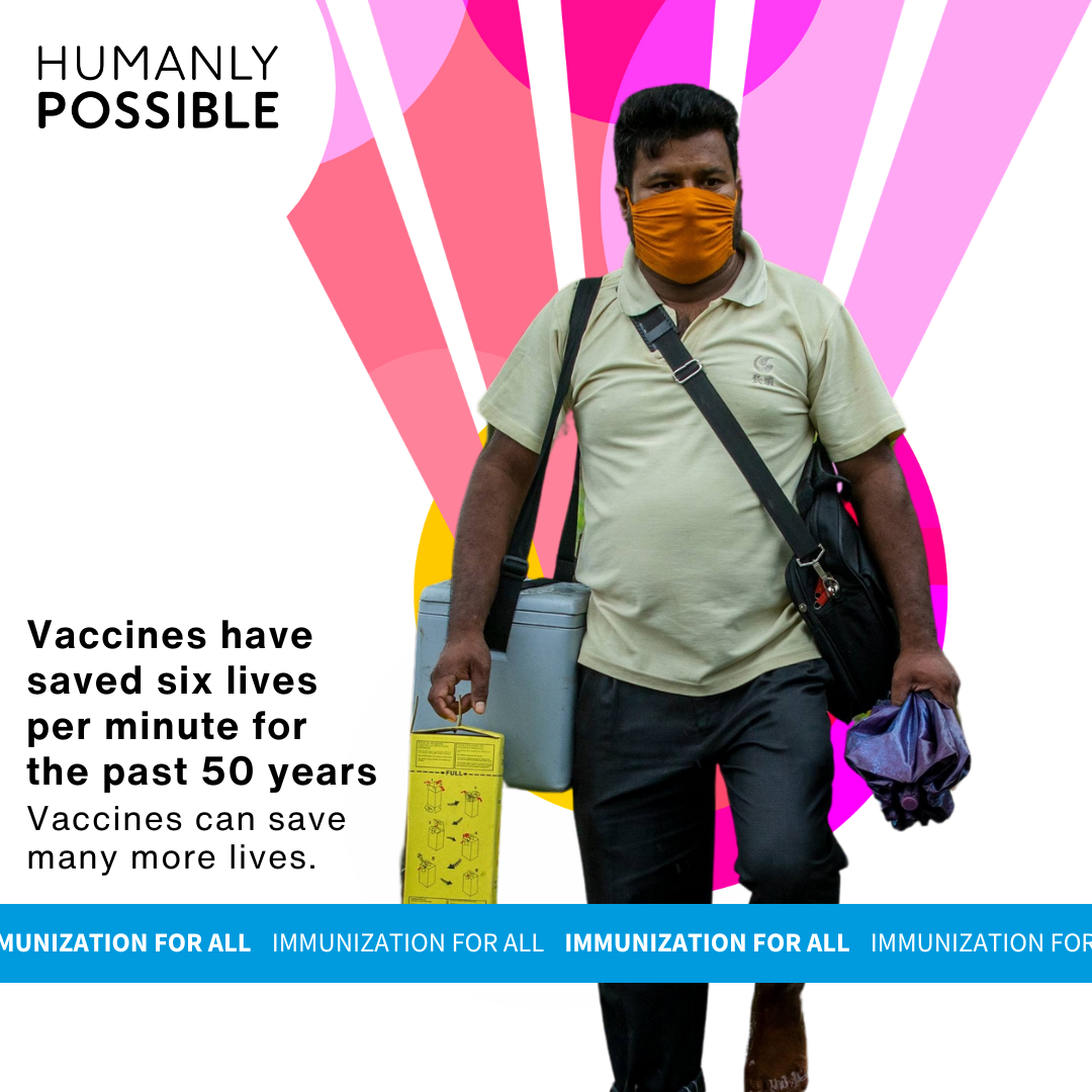 EPI@50-Vaccines have saved six lives per minute for the past 50 years