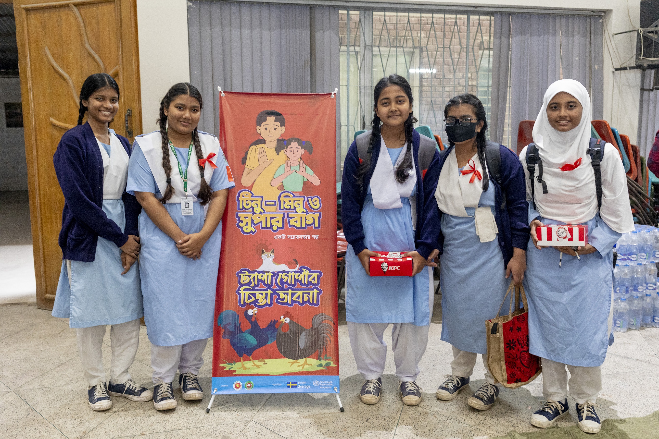 Antimicrobial Awareness Campaign reaches School in Bangladesh