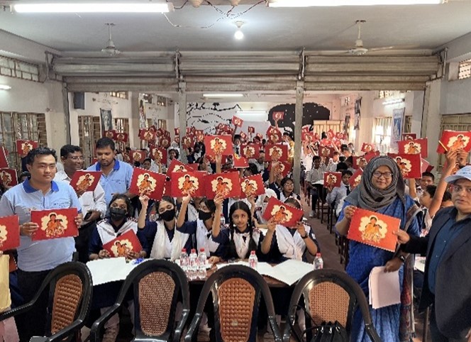 Antimicrobial Awareness Campaign reaches School in Bangladesh