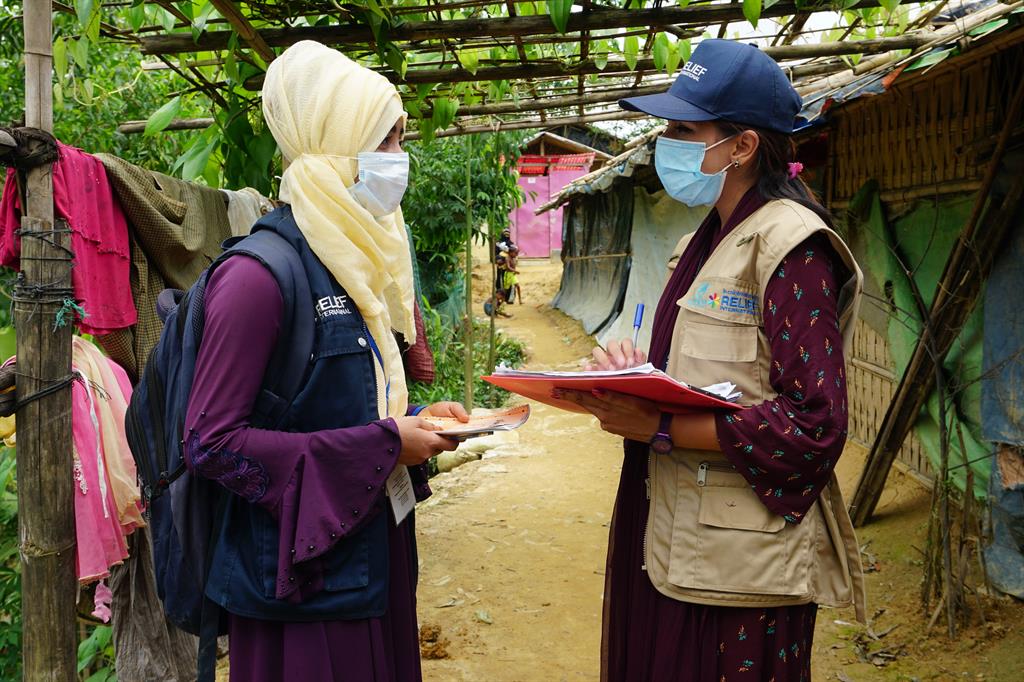 Rukhsana relies on the support of volunteers and community health workers to follow up on COVID-19 positive cases