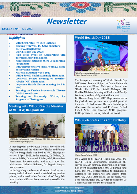 Newsletter Issue 17