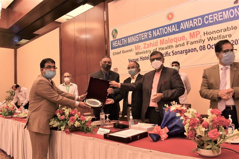 WHO BAN Health Minister National Award 2019