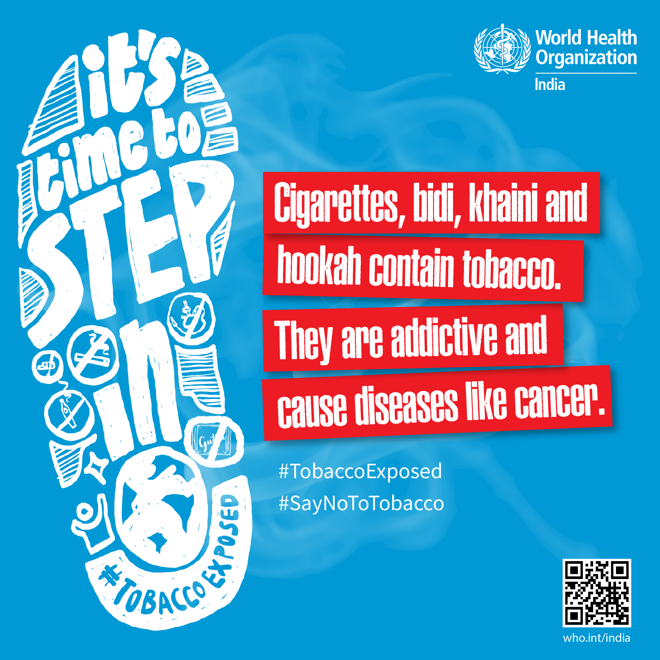 Cigarettes, bidi, khaini and hookah contain tobacco