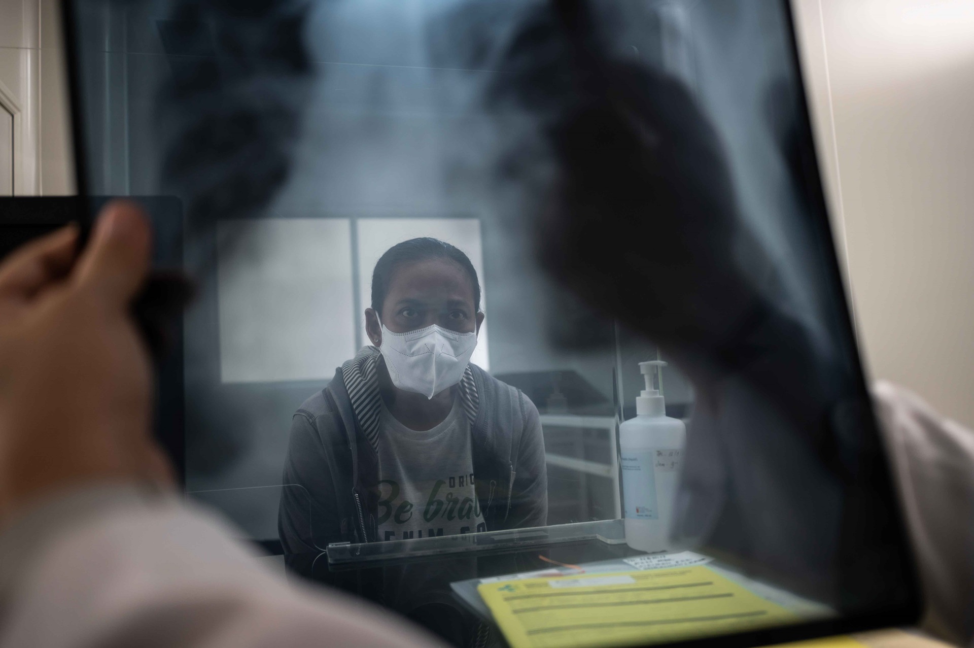 Man visiting a doctor