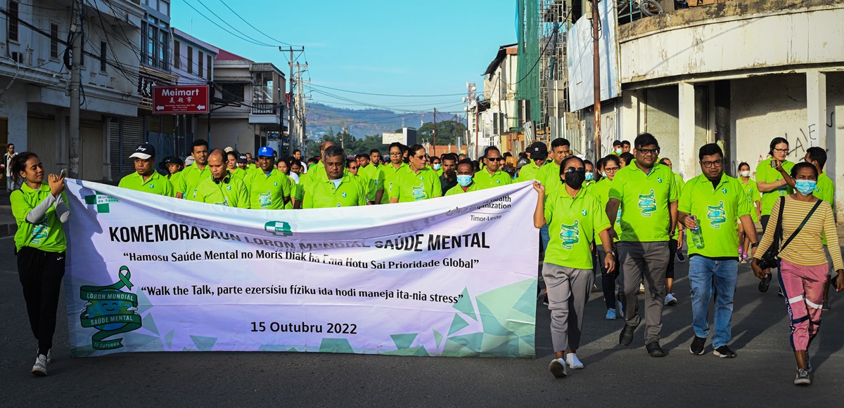 "To promote mental health, raising awareness is the key"