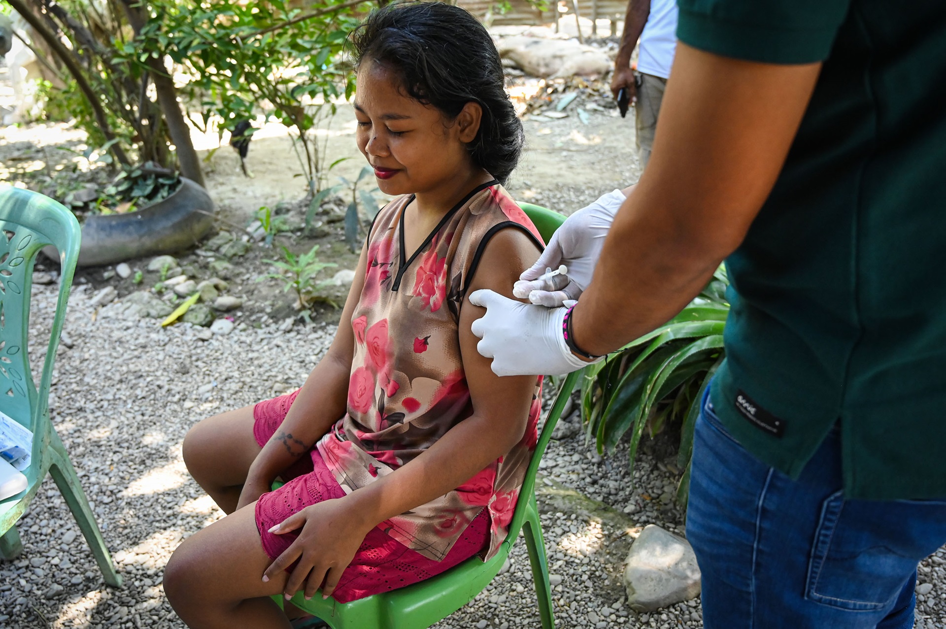 COVID-19 vaccination Patient receiving covid-19 vaccine