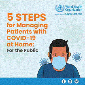 Home Isolation Stay in separate room