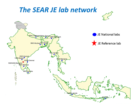 SEAR JE lab network map
