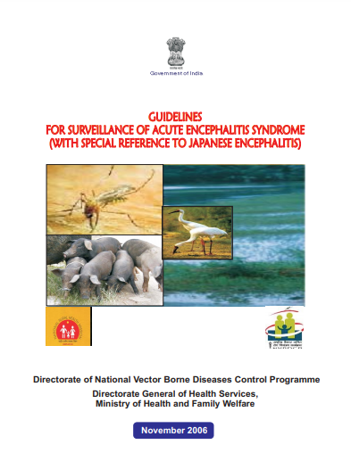 Guidelines for surveillance of acute encephalitis syndrome