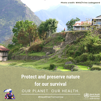 Protect and preserve nature for our survival